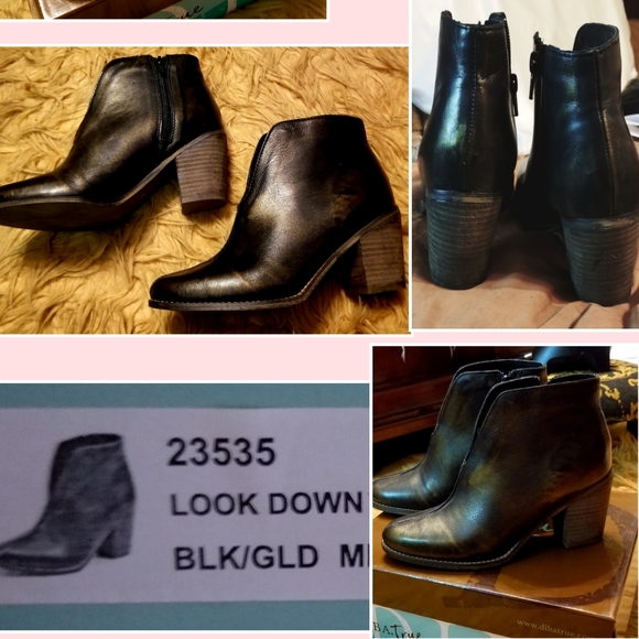 NEW BOOTIES! BLACK/GOLD - Picture 2 of 3